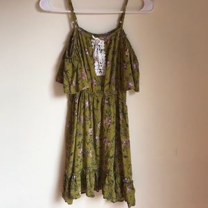 Cute green floral dress